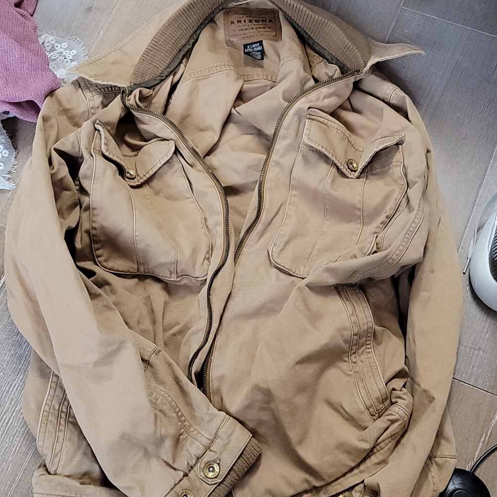 Arizona xl tan jacket mens